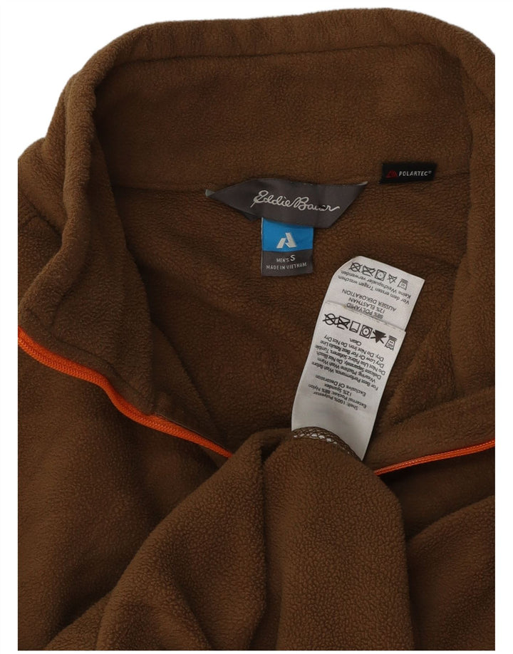 Eddie Bauer Herre Polartec Fleece Jumper med lynlås, lille beige polyester