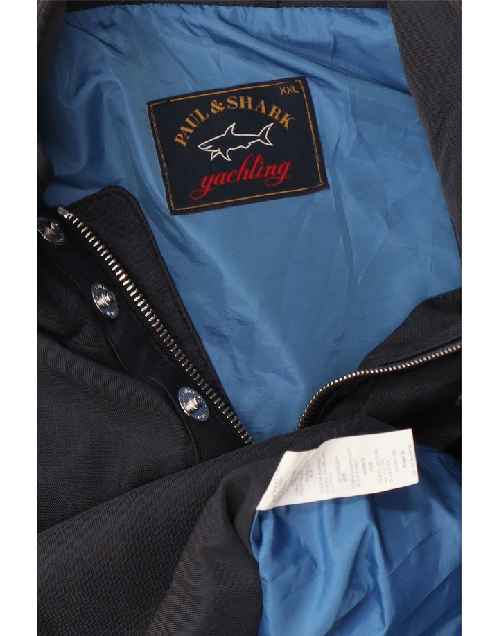 Paul & Shark Herre Utility Jacket UK 44 2XL Navy Blue Polyester