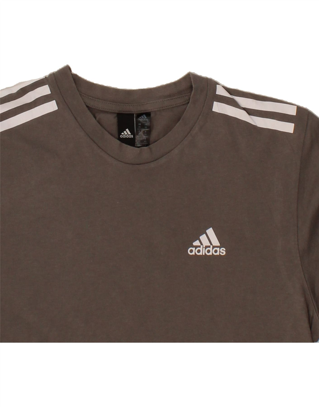 ADIDAS Mens T-Shirt Top XS Grey Cotton Vintage Adidas and Second-Hand Adidas from Messina Hembry 