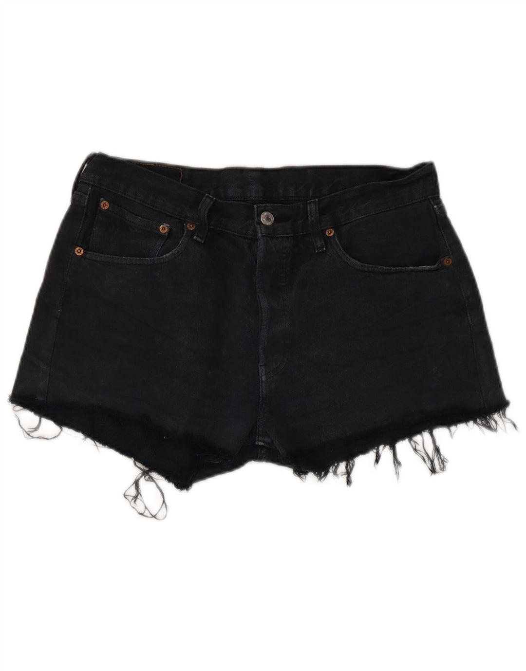 Levi's denimshorts til kvinder W33 Mellem marineblå bomuld