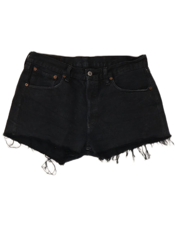 Levi's denimshorts til kvinder W33 Mellem marineblå bomuld