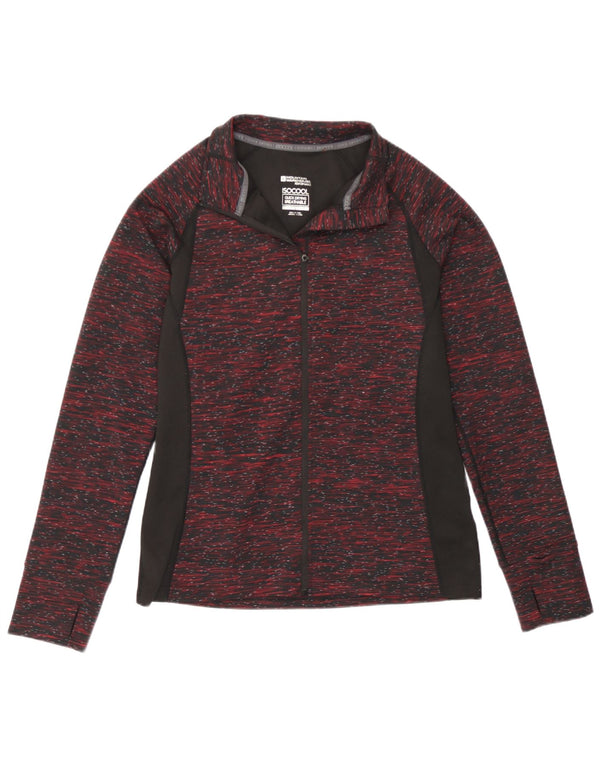 Mountain Warehouse Dame træningsdragt Topjakke UK 14 Large Burgundy Sports