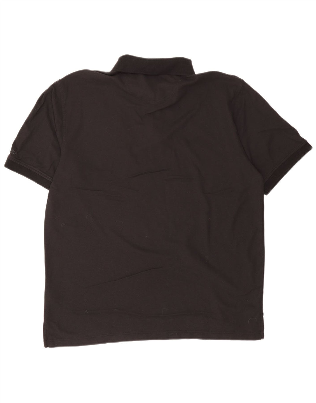 Izod Mens Polo Shirt XL Black Cotton