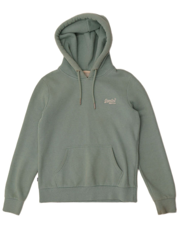 Superdry Womens Oversized fuld træningsdragt UK 10 Lille grøn bomuld