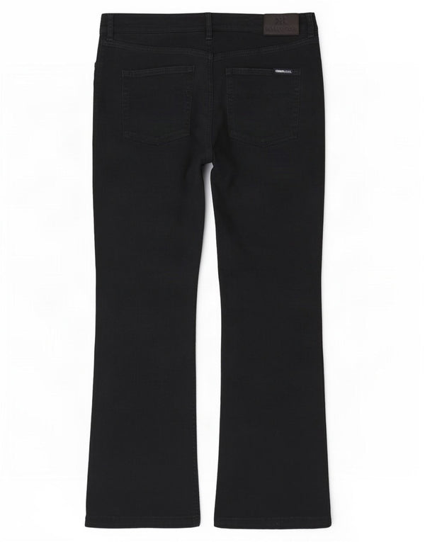 Cerruti 1881 Dame Bootcut Jeans W32 L29 Marineblå Bomuld