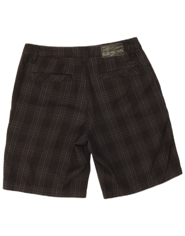 Quiksilver Chino Shorts til mænd W32 Medium Black Check
