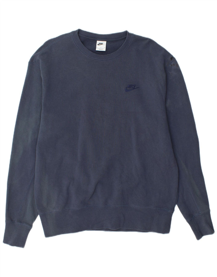ADIDAS sweatshirt til mænd Medium marineblå bomuld