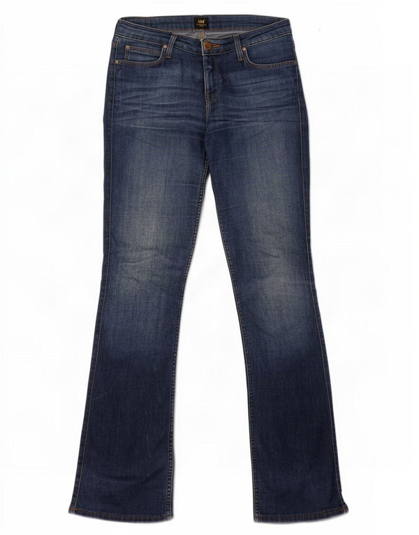 Lee Dame Skinny Bootcut Jeans W28 L33 Blå Bomuld