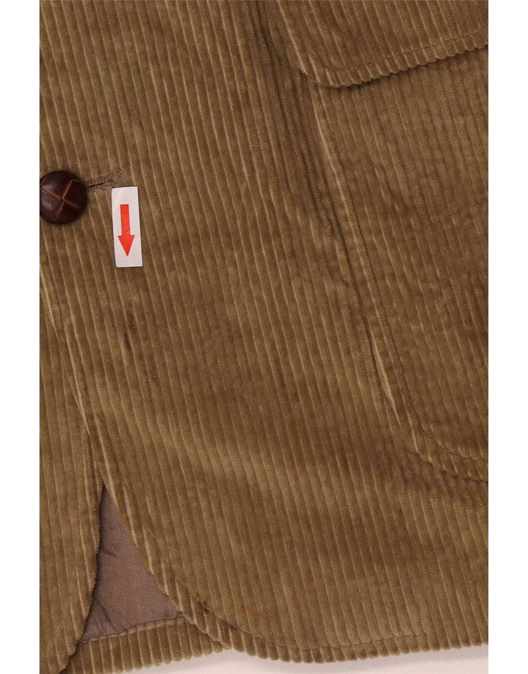 Orvis Herre 2-knaps Corduroy Blazer Jacket UK 42 XL Beige