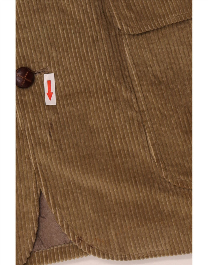 Orvis Herre 2-knaps Corduroy Blazer Jacket UK 42 XL Beige