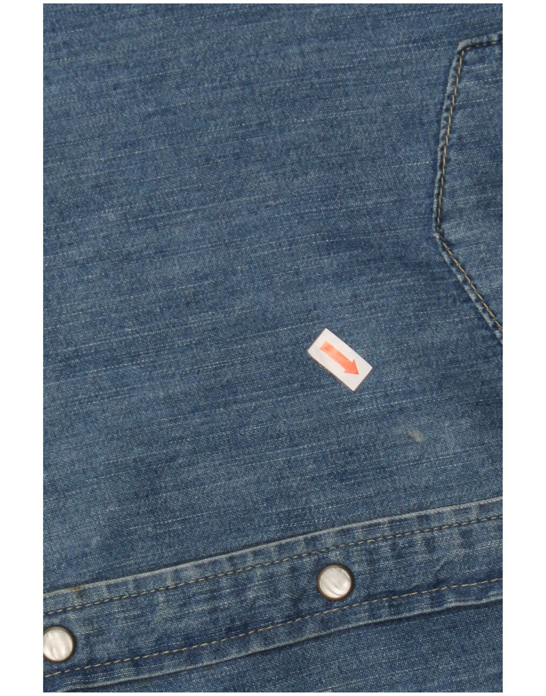 LEVI'S Denimskjorte til mænd Stor blå bomuld