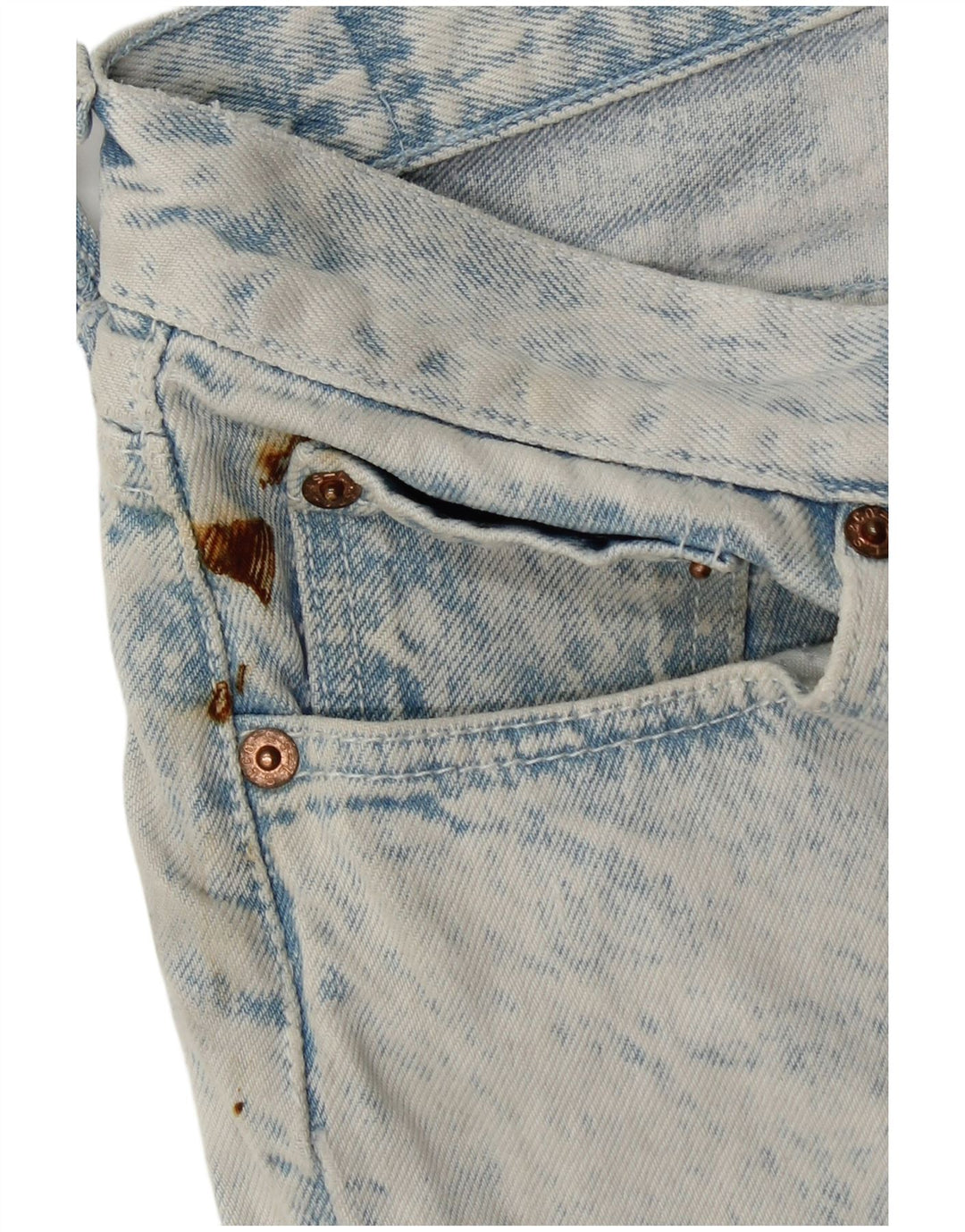 LEVI'S Womens Denim Shorts US 11 Large W28 Blue Cotton
