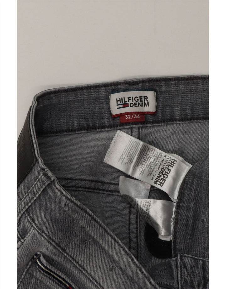 Tommy Hilfiger Herre Scanton Slim Jeans W32 L34 Grå Bomuld