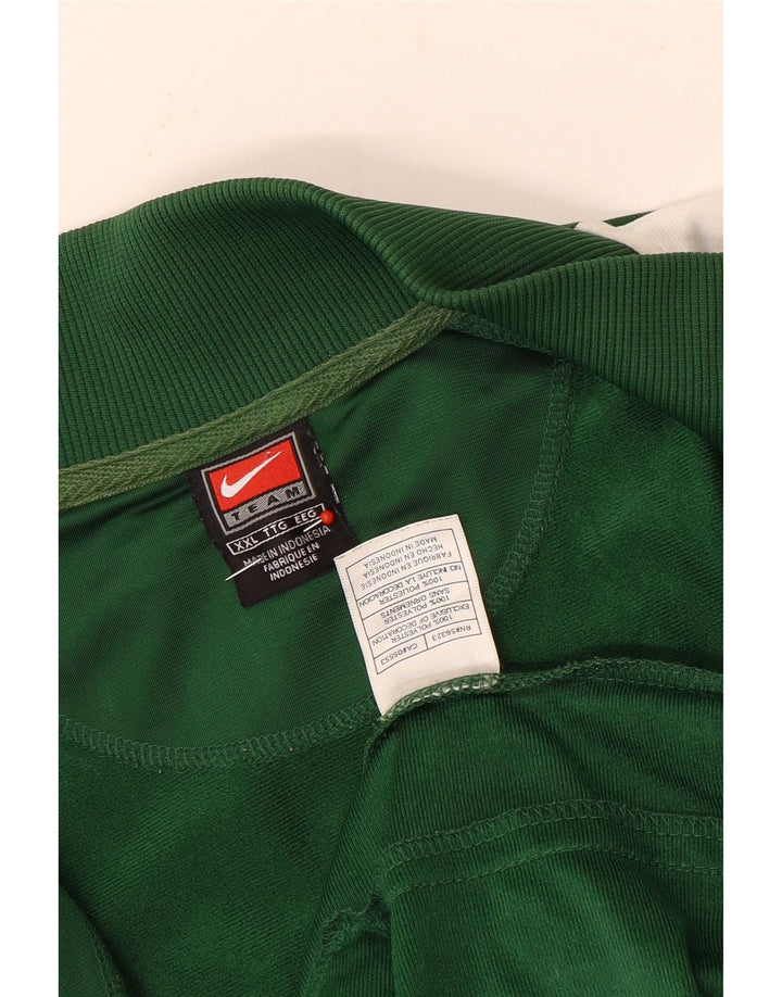 Nike træningsdragt topjakke til mænd 2XL Grøn Colourblock Polyester