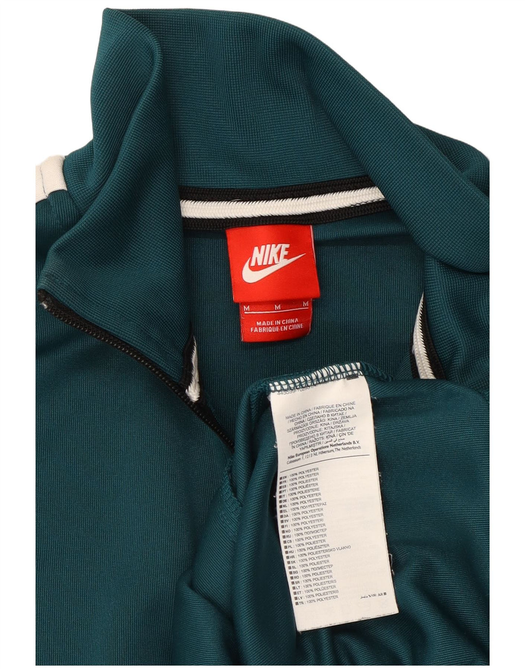 Nike Træningsdragt til mænd Topjakke Medium Grøn Colourblock Polyester