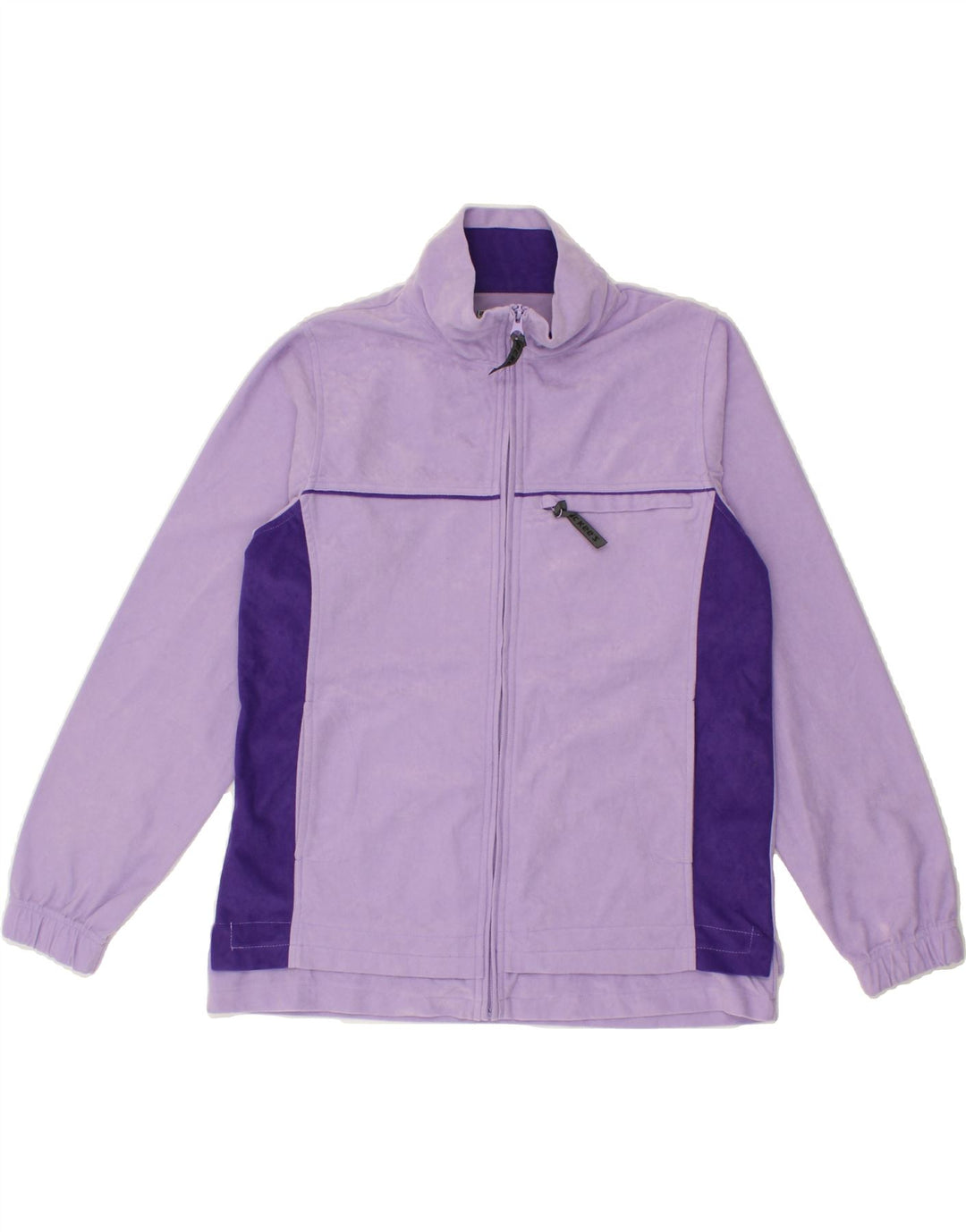 MC KEE'S Womens Tracksuit Top Jacket UK 16 Large Purple Colourblock Vintage MC Kee's and Second-Hand MC Kee's from Messina Hembry 