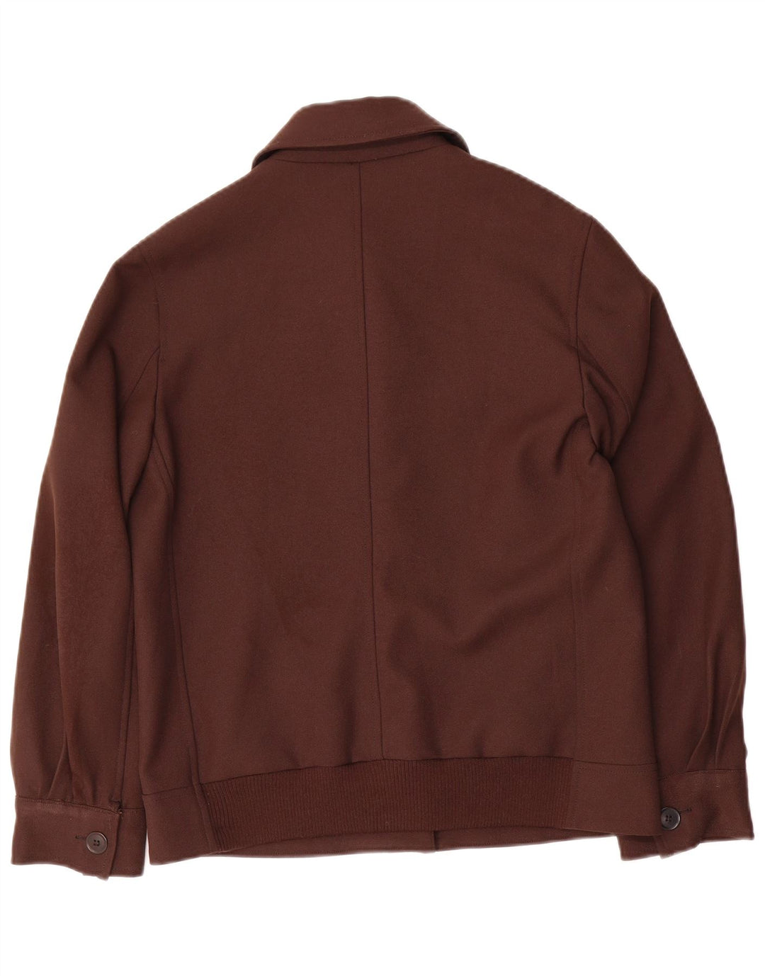 Stefanel Dame Bomber Jacket IT 44 Medium Brun Polyester