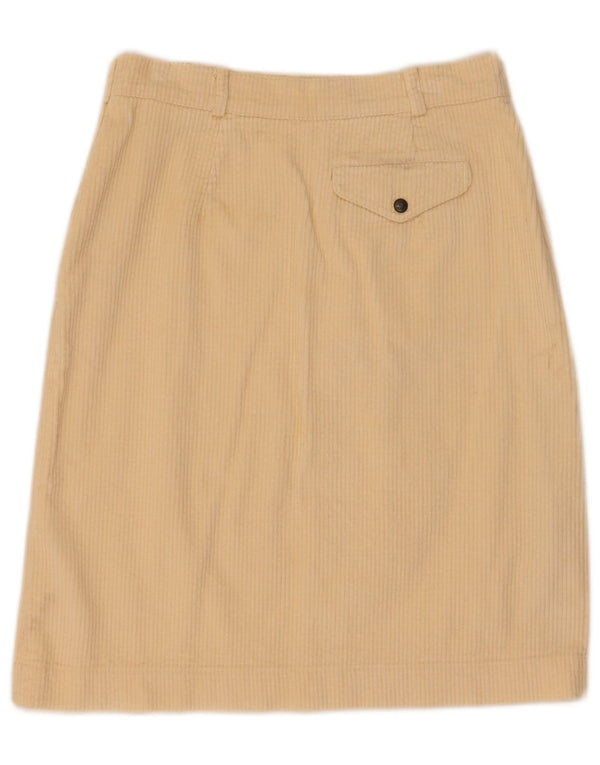 Penny Black Womens Corduroy Nederdel W33 Stor Beige Bomuld