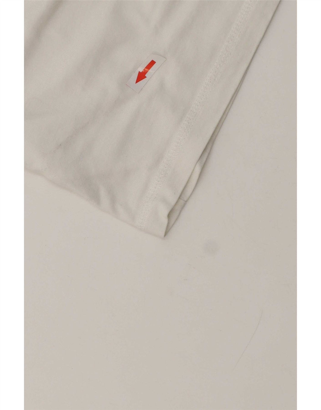 Guess Herre Slim Fit Grafisk T-Shirt Top Medium Hvid Bomuld