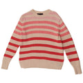 Marks & Spencer Dame Boat Neck Jumper Sweater UK 12 Medium Flerfarvet