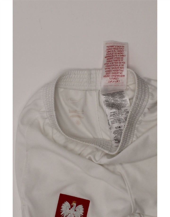 Nike drenge grafiske sportsshorts 5-6 år medium hvid polyester