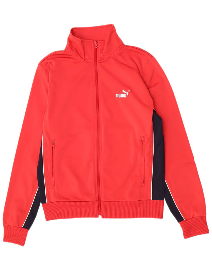 Puma Træningsdragt til mænd Topjakke Medium Rød Colourblock Polyester