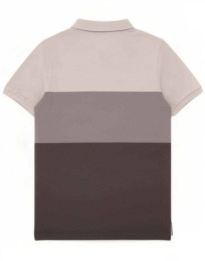 Nike Polo Shirt til mænd, lille grå Colourblock Bomuld