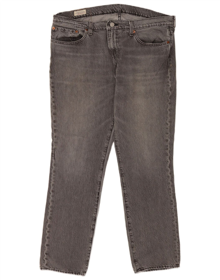 Levi's Herre 511 Slim Jeans W36 L30 Grå Bomuld