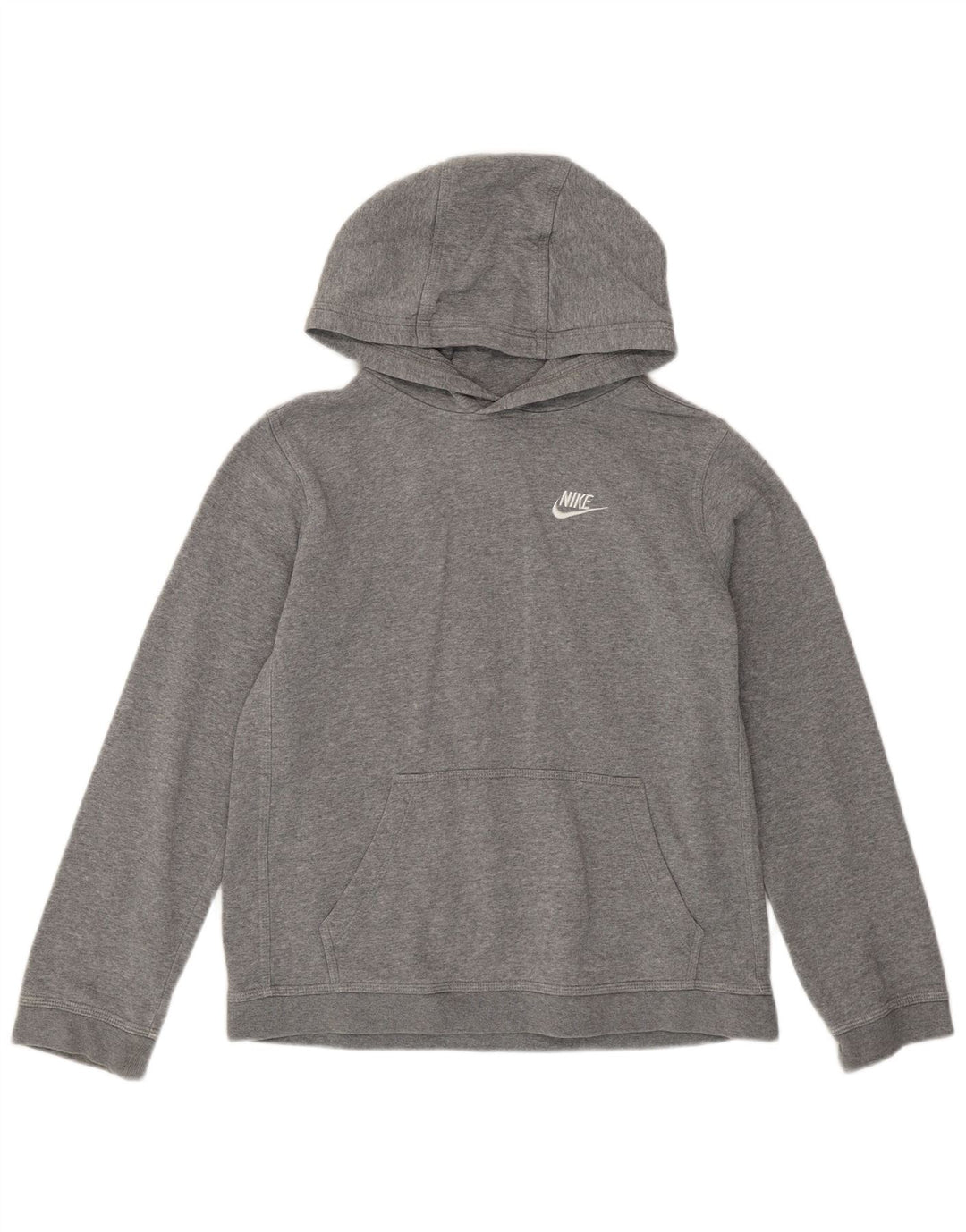 Nike Boys Hoodie Jumper 13-14 år XL Grå Bomuld
