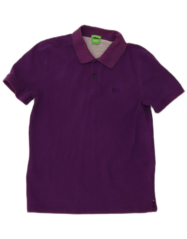 Hugo Boss Boys Regular Fit Polo Shirt 15-16 år Stor Lilla Bomuld