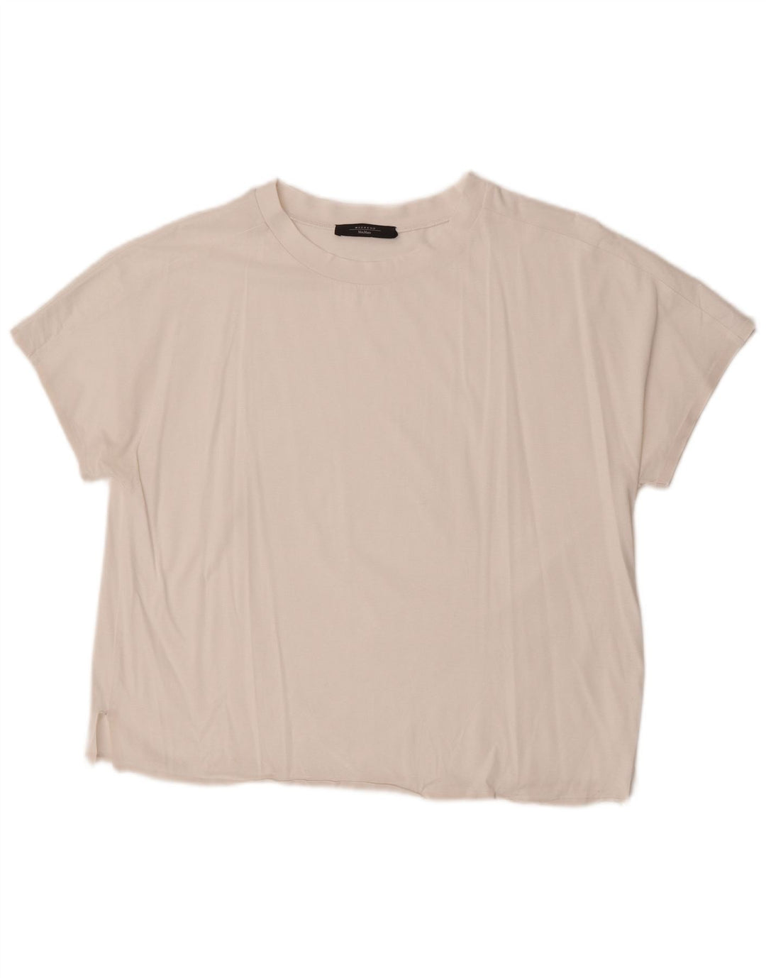 Max Mara Dame Weekend T-Shirt Top UK 16 Large White