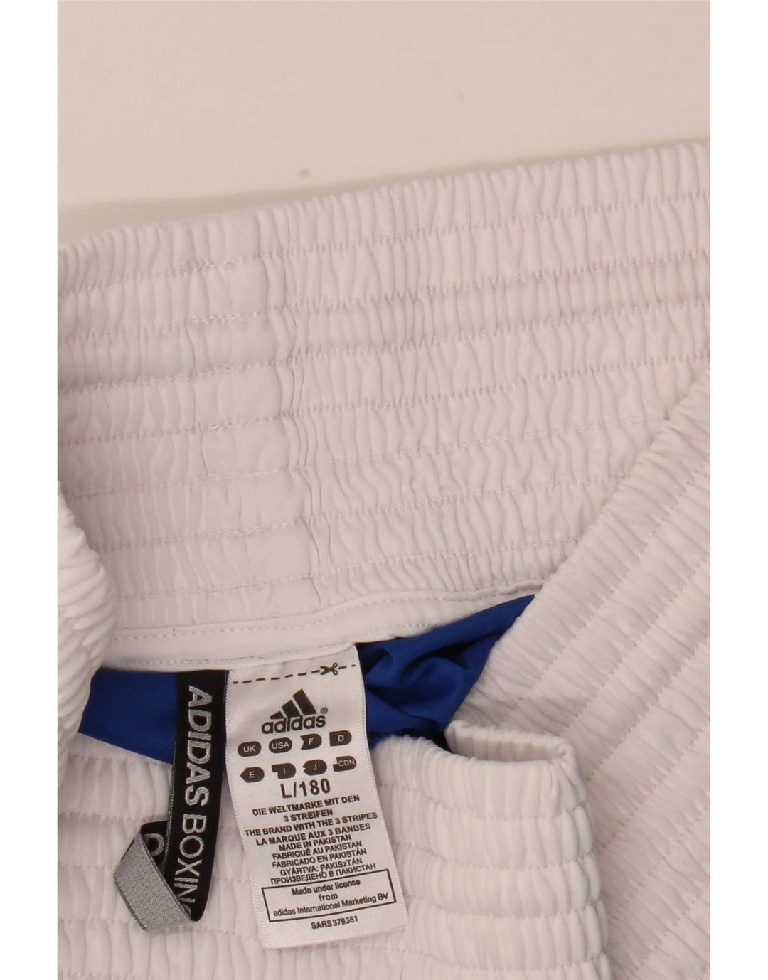 Adidas Boksesportsshorts til mænd Large Blue Colourblock Polyester
