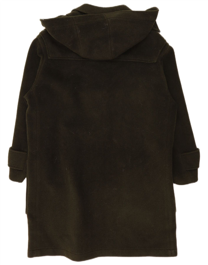 Vintage Dame Hætte Oversized Duffel Coat UK 18 XL Khaki