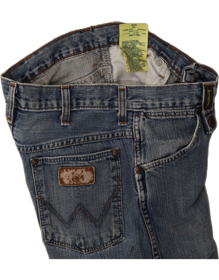 WRANGLER Womens Denim Shorts W29 Medium  Blue Cotton Vintage Wrangler and Second-Hand Wrangler from Messina Hembry 