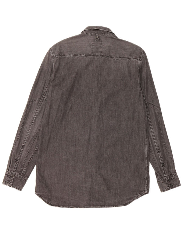 G-Star Herre Denim Shirt Stor Grå Bomuld