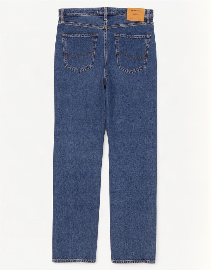Jack & Jones Straight Jeans til mænd W32 L32 Blå Bomuld