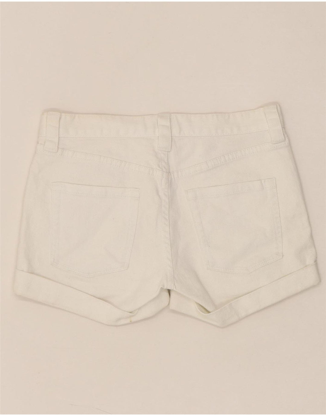 J. CREW Womens Denim Shorts US 0 XS W28  White Cotton Vintage J. Crew and Second-Hand J. Crew from Messina Hembry 