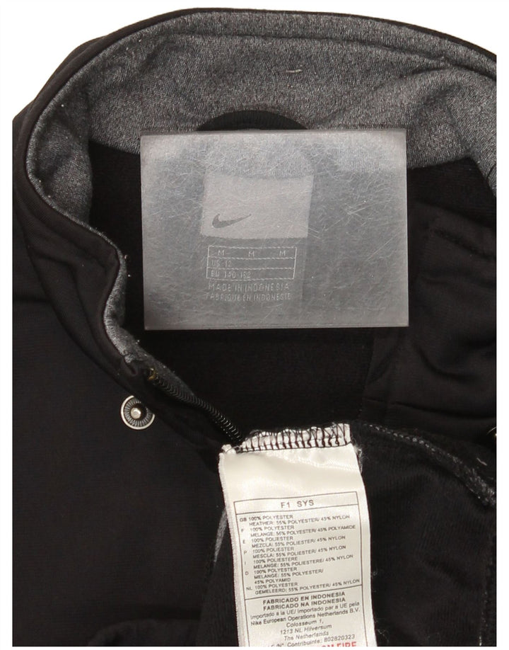 Nike træningsdragt topjakke til drenge 10-11 år Medium Sort Colourblock