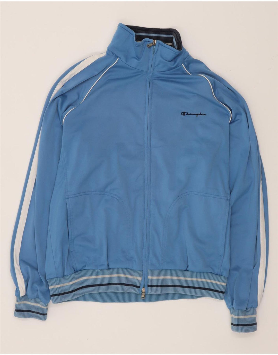 Champion Herre træningsdragt Topjakke Medium Blue Colourblock Polyester