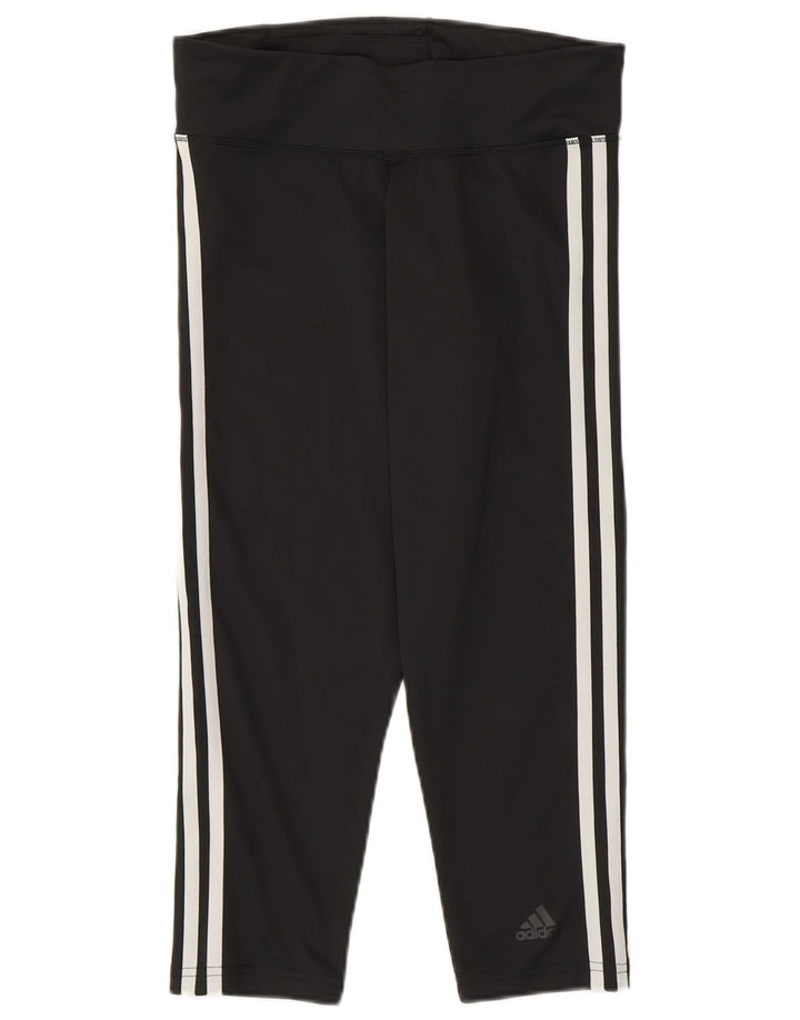 Adidas Dame Climalite Capri Leggings UK 8/10 Small Black