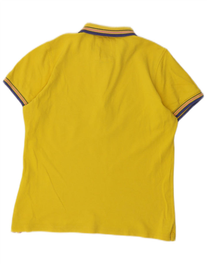 Refrigue Dame Polo Shirt UK 14 Stor Gul Bomuld