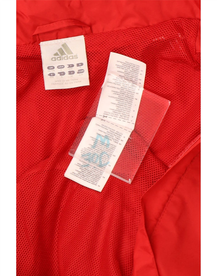 Adidas Herre Windbreaker Jacket Lille Rød Nylon