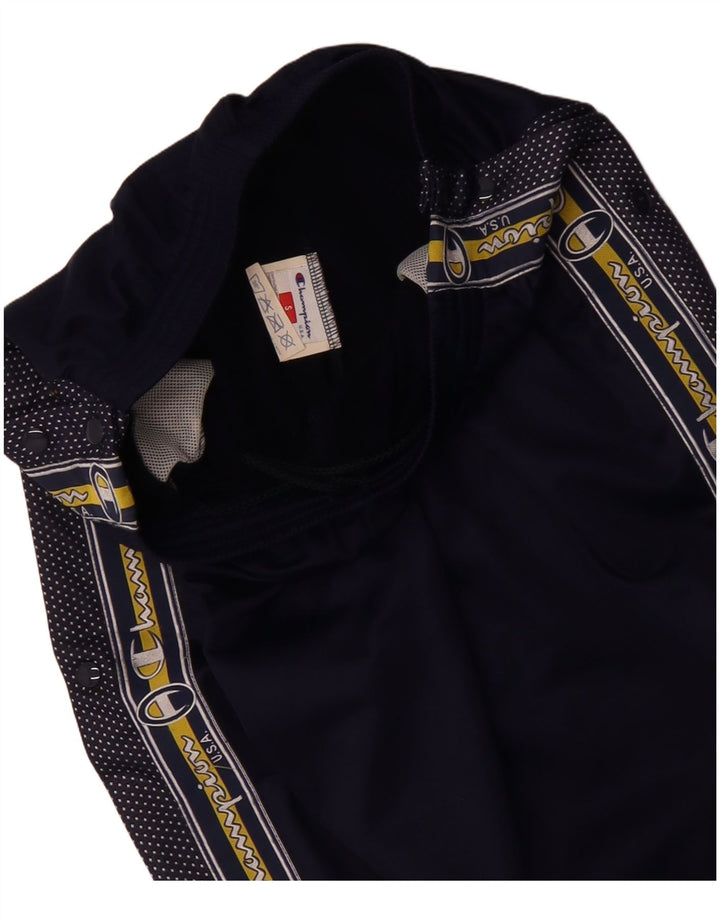 Champion Herre USA Grafisk træningsdragt Bukser Small Navy Blue Polyester