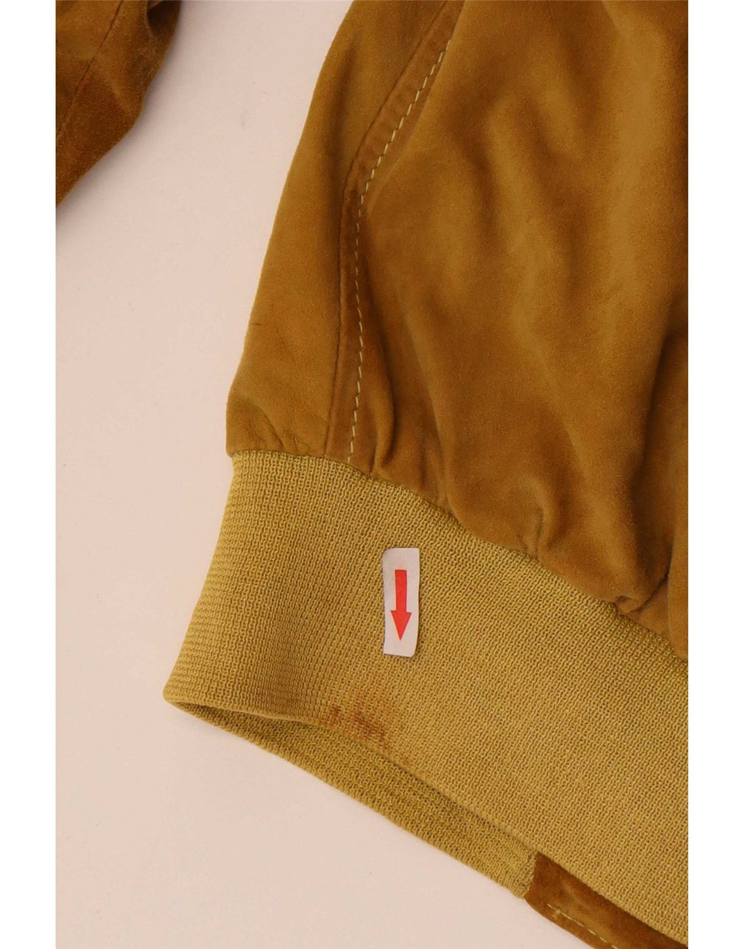 Hugo Boss Herre Loose Fit Ruskind Bomber Jacket EU 48 Medium Brown Læder