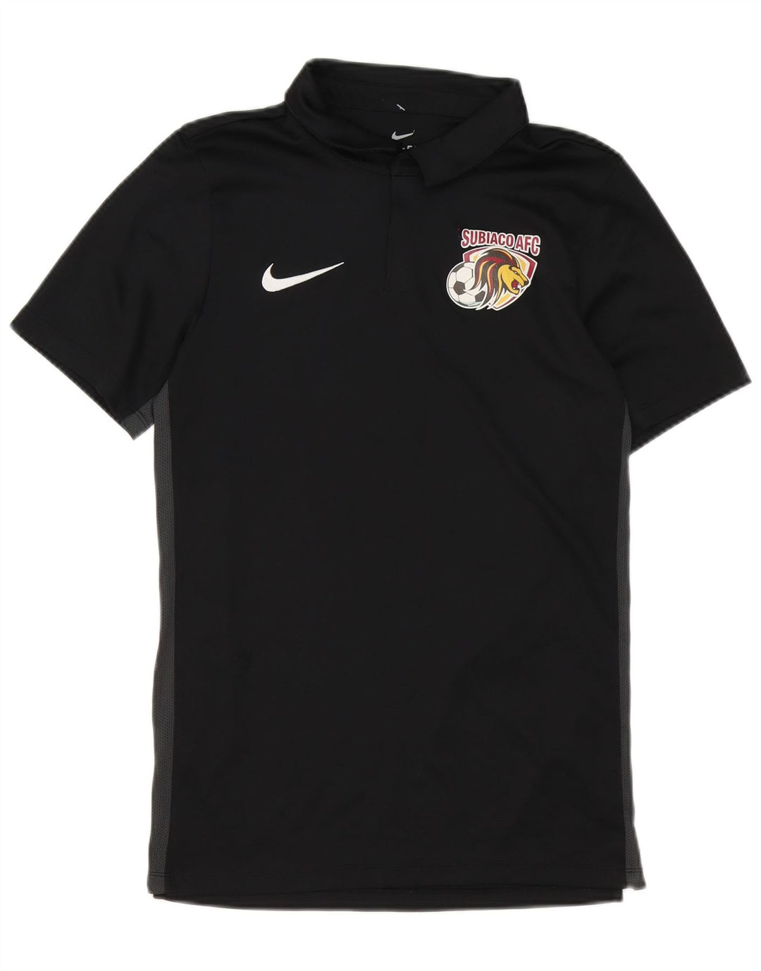 Nike Herre Dri Fit grafisk poloskjorte lille sort farveblok