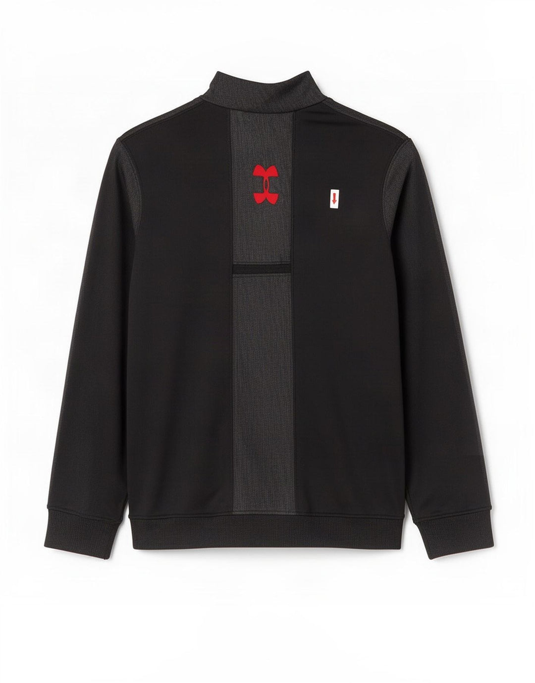 Under Armour Herre Cold Gear Sweatshirt Jumper Small Black Colourblock