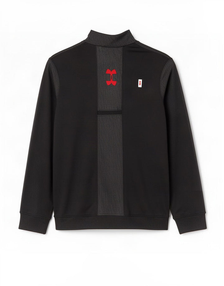 Under Armour Herre Cold Gear Sweatshirt Jumper Small Black Colourblock