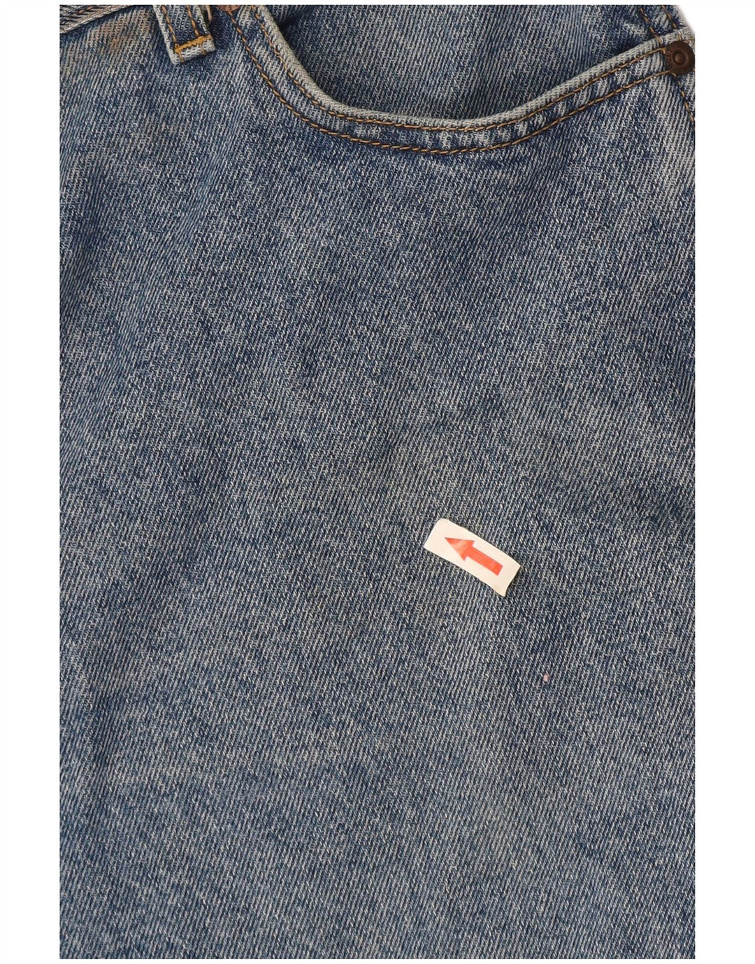Wrangler Herre Regular Fit Straight Jeans W36 L32 Blå Bomuld