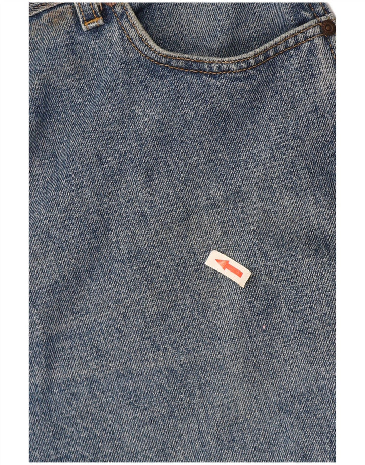 Wrangler Herre Regular Fit Straight Jeans W36 L32 Blå Bomuld