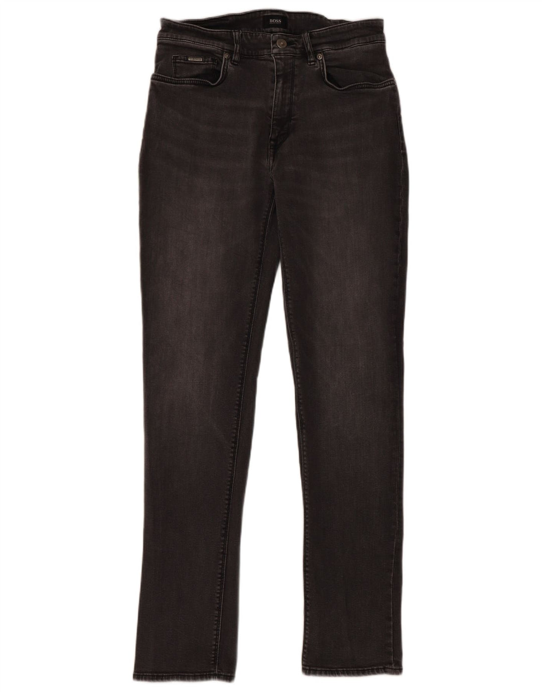 Hugo Boss Herre Slim Jeans W31 L32 Grå Bomuld